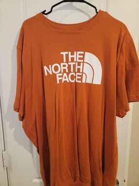 The North Face Orange Logo Tee